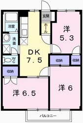 パレスイナバの物件間取画像